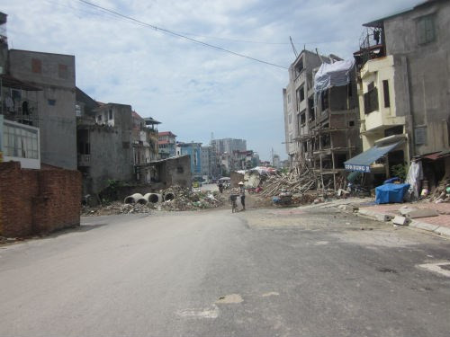 Lãnh đạo Hà Nội yêu cầu quận Đống Đa phải hoàn thành GPMB cho ga Cát Linh trong tháng 12/2014. Ảnh: ND