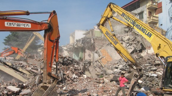 Quận Hoàng Mai, Hà Nội cho biết sẽ tổ chức cưỡng chế thu hồi đất tại ba dự án trong vòng một tháng tới