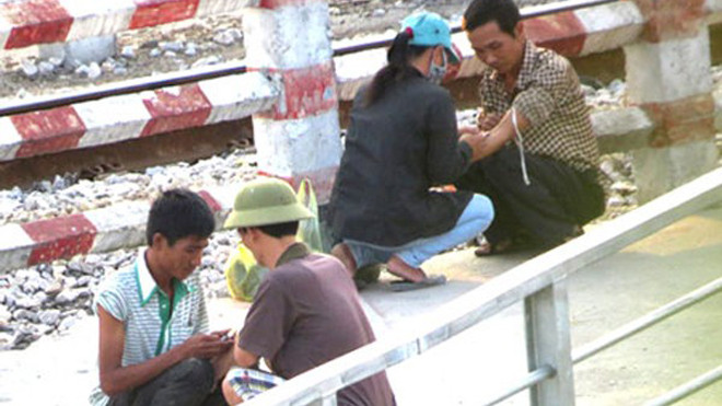 Người nghiện ma túy lang thang tại Hà Nội