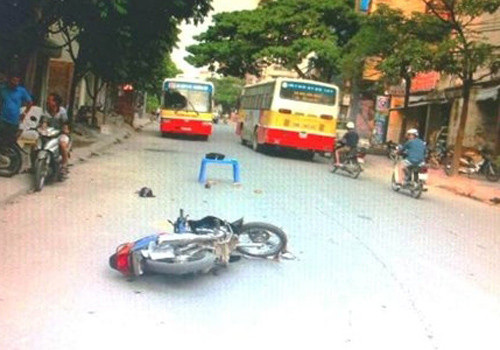 Hiện trường vụ tai nạn ngày 15/10. Ảnh: Cơ quan điều tra cung cấp