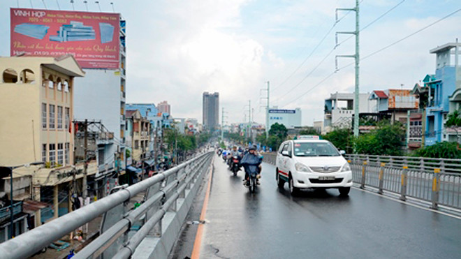Khu vực nơi đối tượng dùng dao khống chế tài xế taxi để cướp tài sản