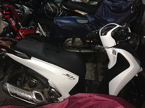 Chiếc SH Ưng và Giang trộm ở đường 3/2 bị phát hiện bắt giữ