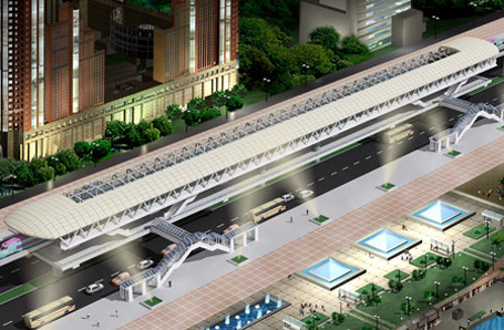 Phối cảnh Dự án đường sắt đô thị Nhổn - ga Ha Nội