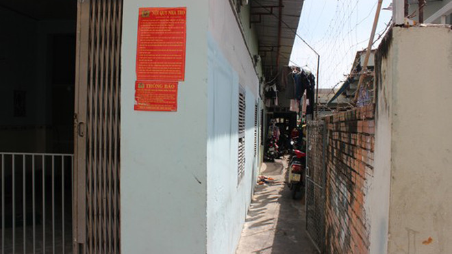 Anh Ngọc chạy vào dãy xóm trọ này thì gặp nạn