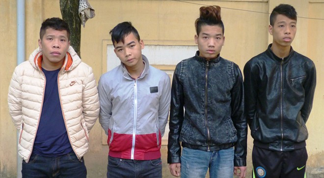 Nhóm 4 người đang bị tạm giữ để điều tra