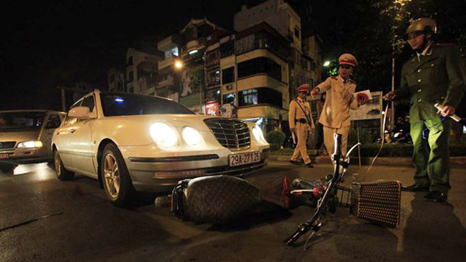 Hiện trường vụ tai nạn