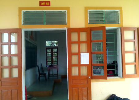 Lớp học nơi xảy ra vụ việc