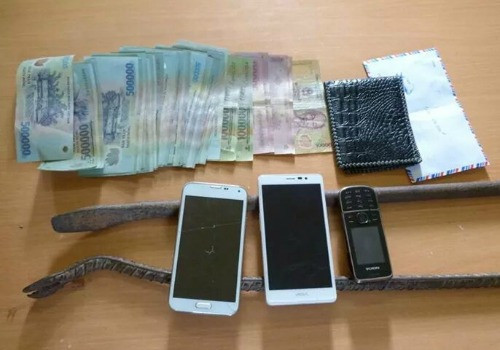 Một phần tang vật bị thu giữ