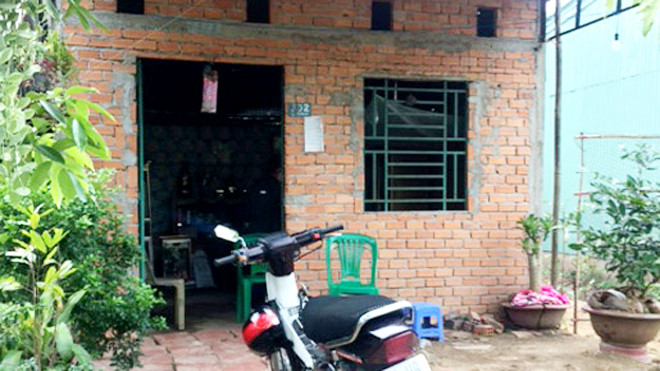 Ngôi nhà cô dâu 14 tuổi, nơi đôi bạn trẻ vừa tổ chức đám cưới. Ảnh: VietNamNet