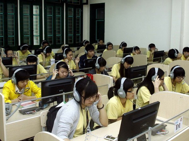 Thời lượng học ngoại ngữ trong nhà trường hiện nay còn quá ít. Ảnh mang tính minh họa, nguồn Internet
