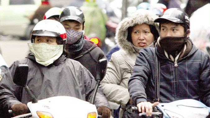 Miền Bắc rét đậm cục bộ, thời tiết xấu trên biển Đông