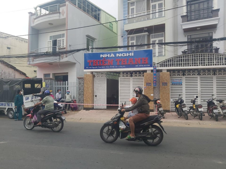 Nhà nghỉ, nơi xảy ra vụ án mạng