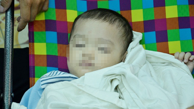 Cháu Đinh Gia Huy. 