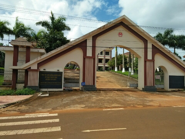  UBND huyện Tuy Đức, nơi ông Long làm lãnh đạo. (Ảnh: Minh Lộc)