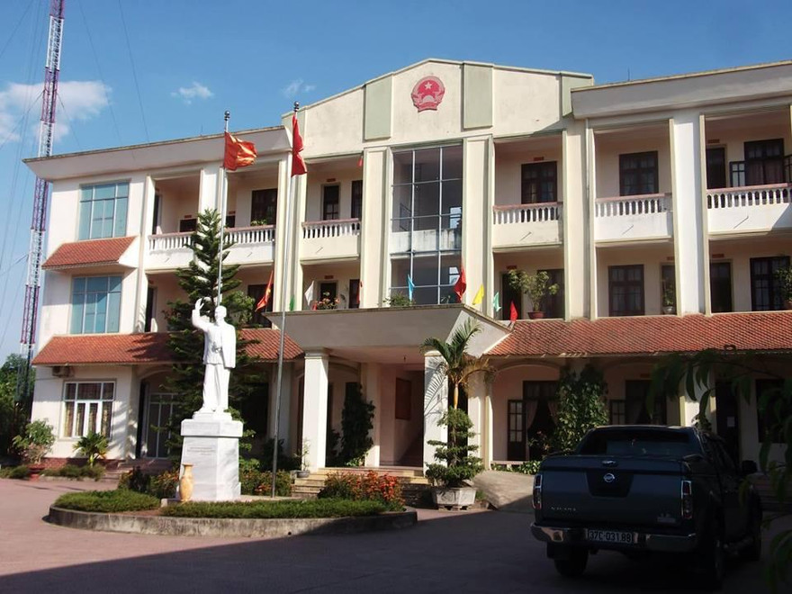 Trụ sở UBND xã Yên Thành.