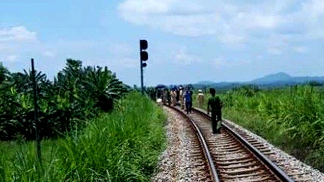 Khu vực nơi xảy ra sự việc.