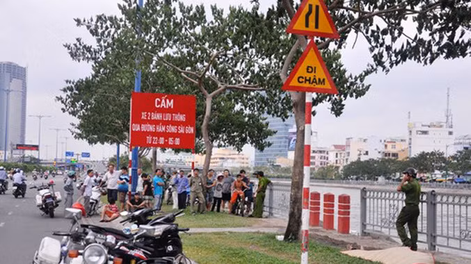 Hiện trường vụ việc.