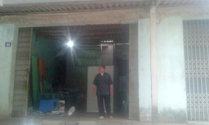 Căn nhà nơi tên Đức ẩn nấp. Ảnh: Thu Hiền