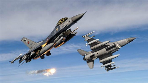 Tiêm kích F-16 của không quân Thổ Nhĩ Kỳ. Ảnh minh họa: PressTV.