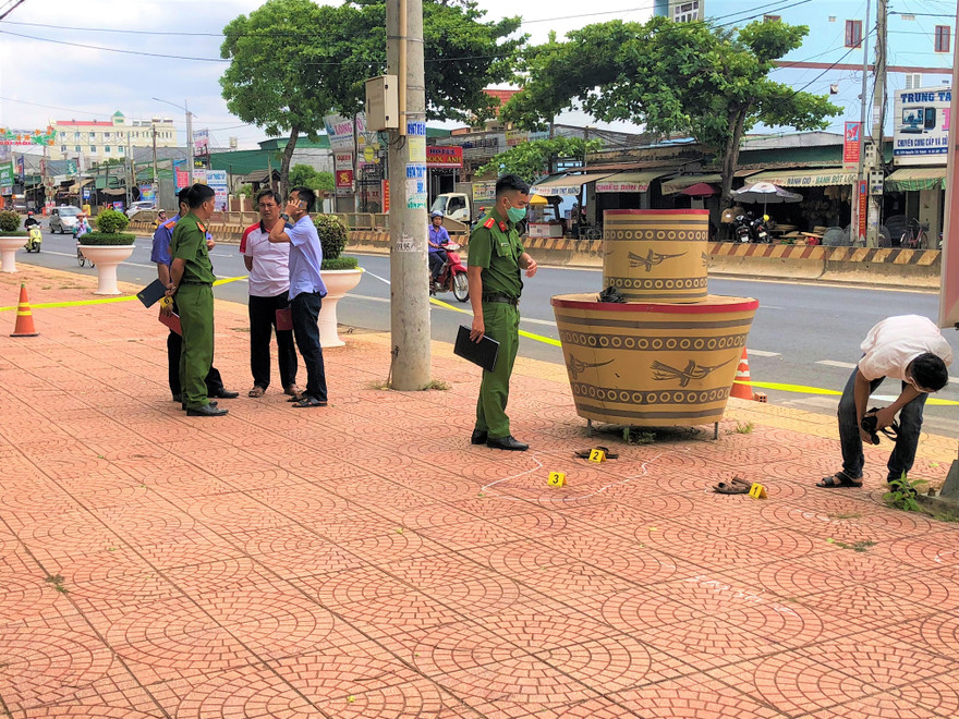 Hiện trường xảy ra vụ án