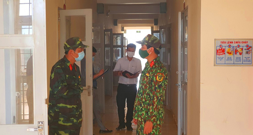 Một khu cách ly tập trung tại Đắk Lắk chuẩn bị đón người vào cách ly