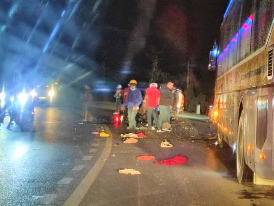 Hiện trường vụ tai nạn