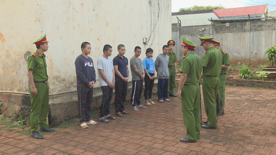 Các đối tượng tham gia trộm két sắt UBND xã Tam Giang