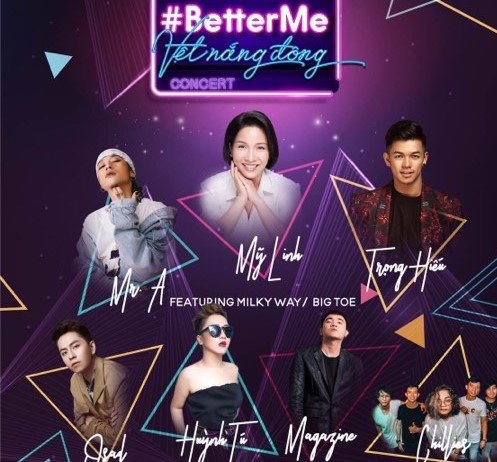 Mỹ Linh và dàn nghệ sĩ tham gia đại nhạc hội 5 nghìn người