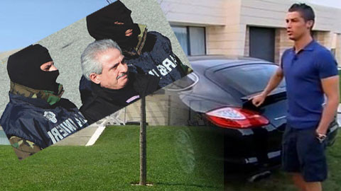 Ronaldo sợ hãi chứng kiến cảnh sát bắt tay trùm Nicolas.