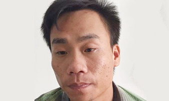 Một trong hai tên cướp bị bắt giữ