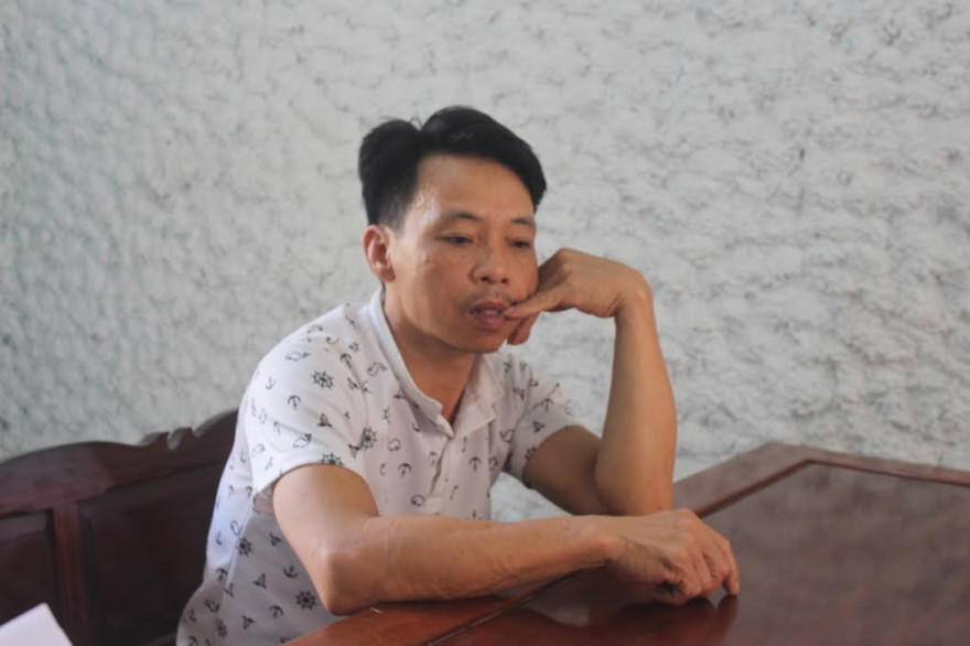 Đối tượng Trần Bảo Ngọc tại cơ quan điều tra