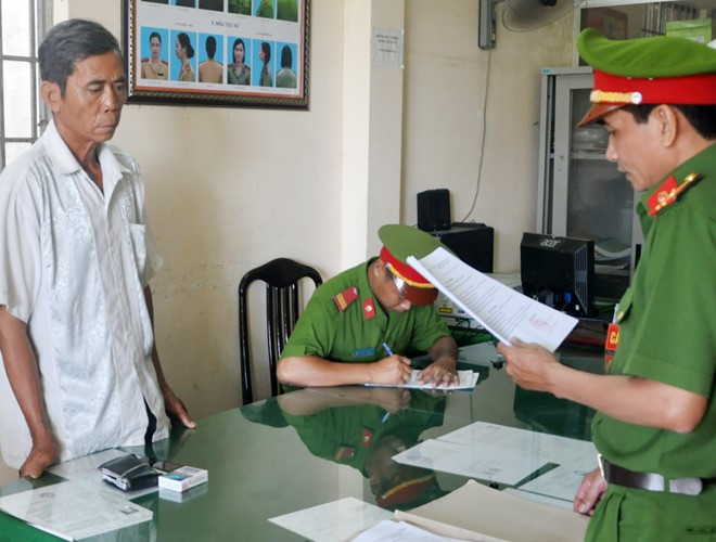 Ông Nhứt bị bắt vào sáng 14/4