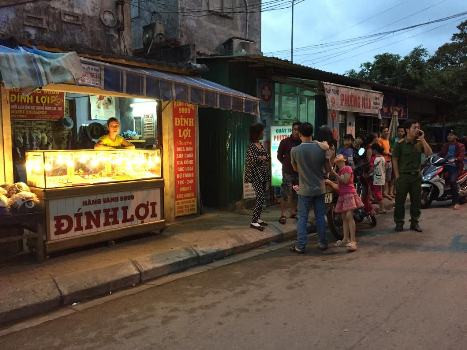 Cửa hàng vàng Đính Lợi nơi xảy ra vụ cướp