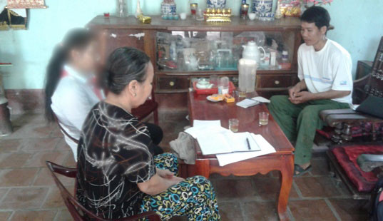 Cháu A. kể lại sự việc bị xâm hại