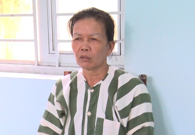 Nghi phạm tại cơ quan điều tra.