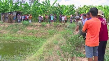 Hiện trường nơi phát hiện thi thể bé gái