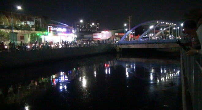 Khúc kênh nơi nam thanh niên nhảy xuống