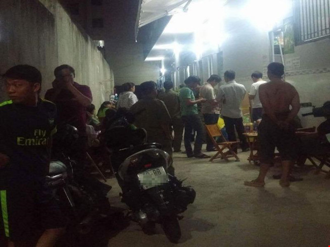 Khu vực nhà trọ của nghi can, nơi cha con bé N. cư trú