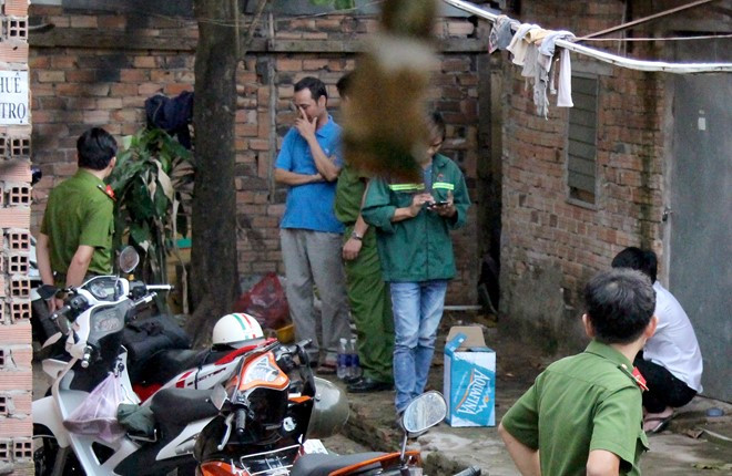 Khu nhà trọ nơi xảy ra vụ việc