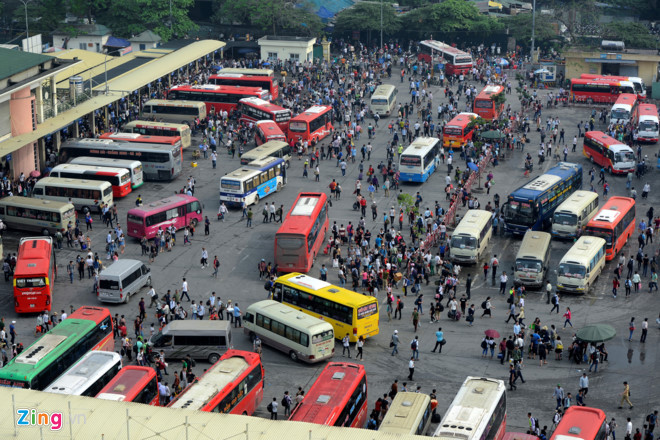 Bến xe phía Đông Hà Nội sẽ vận chuyển một lượng hành khách không nhỏ từ bến xe Mỹ Đình
