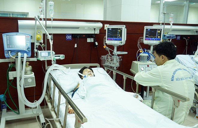 Chị Giang vẫn hôn mê sau ca mổ