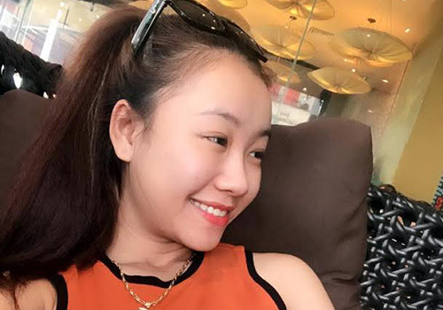 Hường trước khi bị bắt vì hành vi cướp tài sản