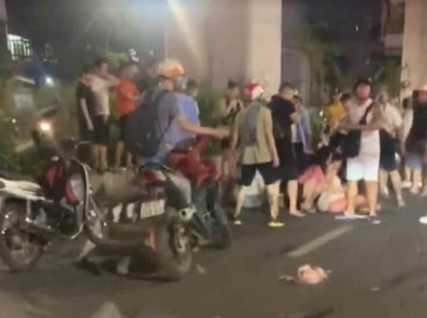 Hiện trường vụ việc.