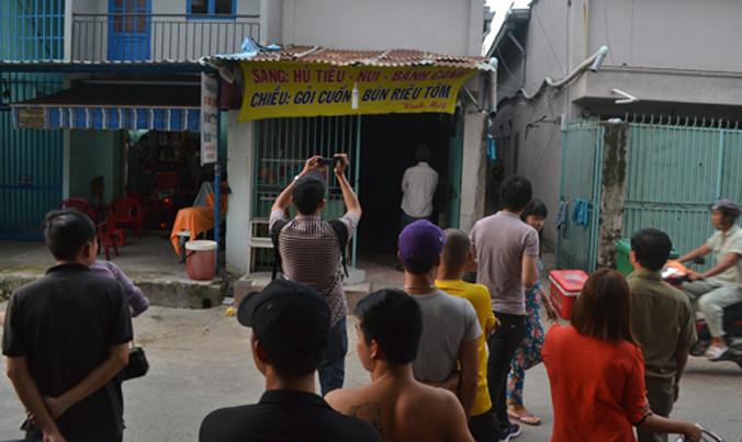 Hiện trường nổ căn phòng trọ tại quận 12.