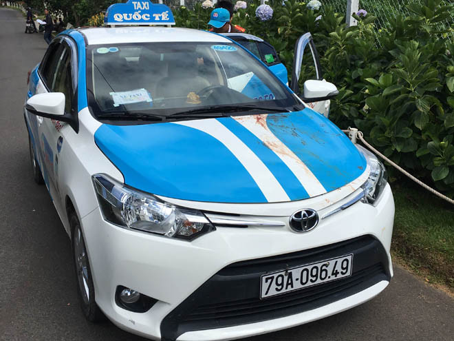 Chiếc taxi chị H đã đi và bị cướp. 