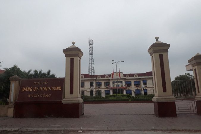 Trụ sở UBND xã Cổ Dũng.