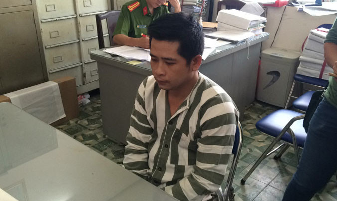 Nghi can Hải. Ảnh CA.