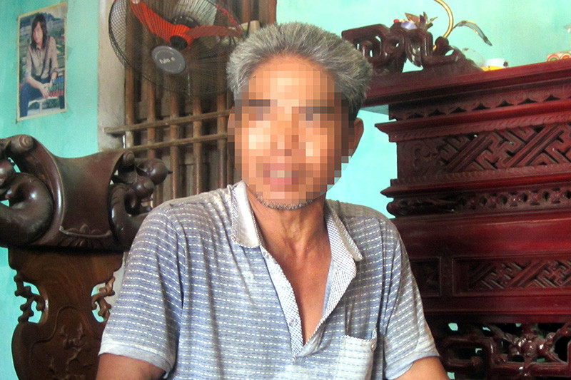 Ông B. bố chồng chị N. chia sẻ với phóng viên.