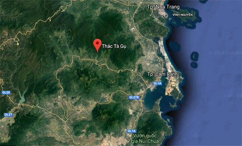 Vị trí 3 nạn nhân tử vong.