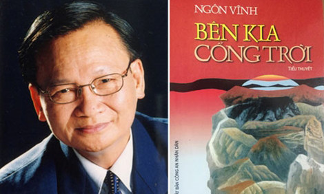 Nhà văn Ngôn Vĩnh và tác phẩm “Bên kia cổng trời”.